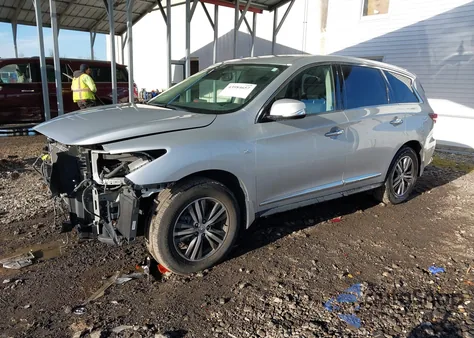 2019 Infiniti Qx60 Pure z USA, uszkodzony, nr VIN 5N1DL0MN9KC550647